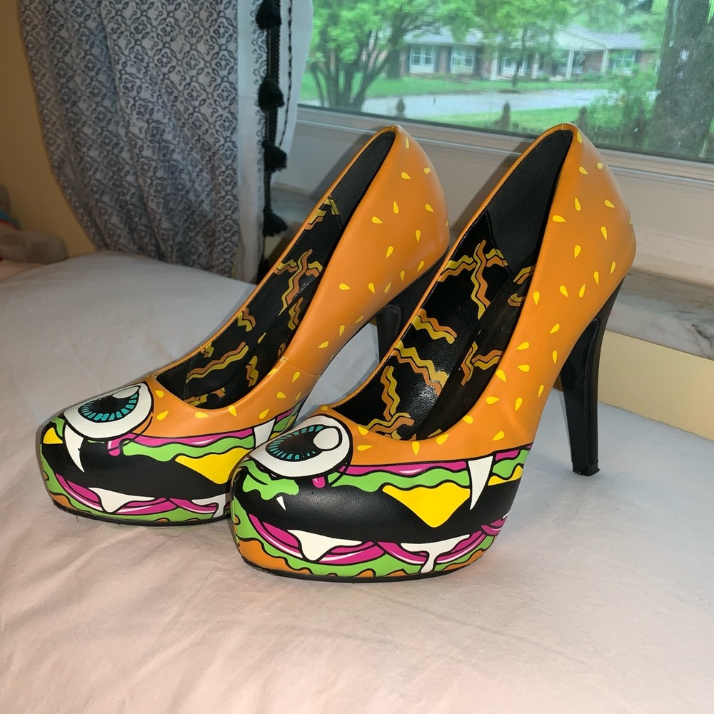 Iron fist cheeseburger platform size 7